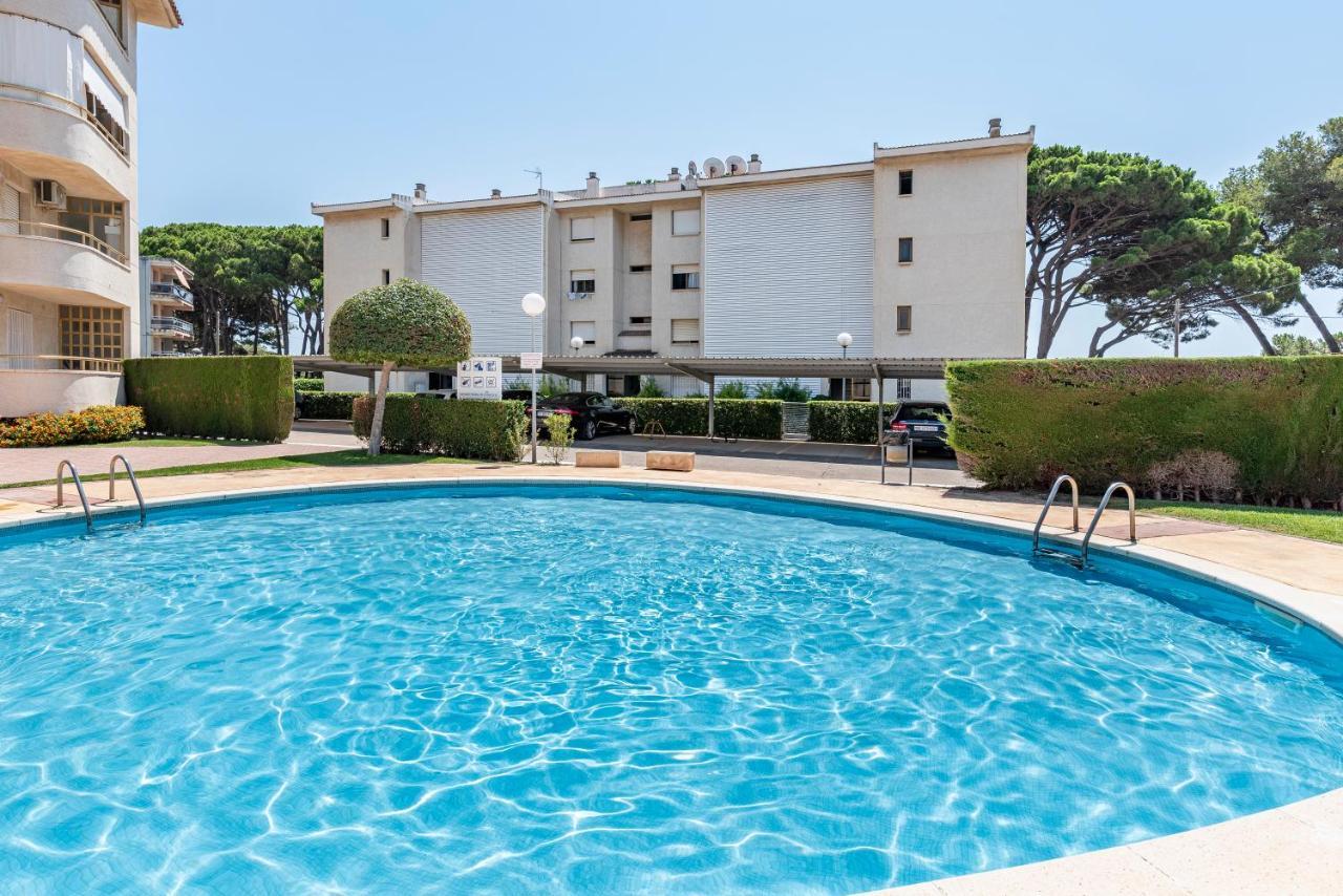Ático en primera línea con vistas, piscina y parking Cambrils Exterior foto